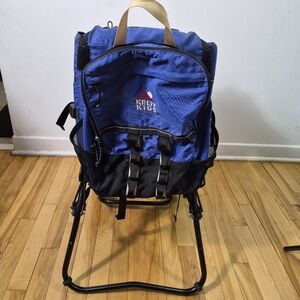 Kelty Kids Trek Blue Stand Up Baby Child Carrier Backpack Outdoors Hiking
